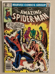Amazing Spider-Man #215 newsstand 7.0 (1981)