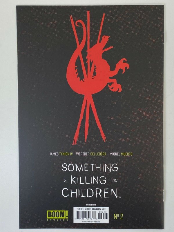 Something Is Killing The Children #2 3rd Print This One Is Worthy Of Grading NM+