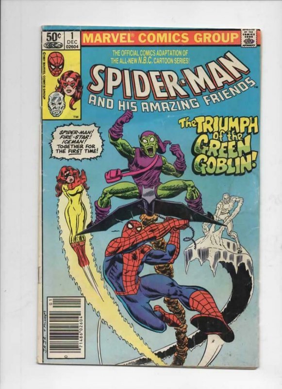 SPIDER-MAN and his AMAZING FRIENDS #1, VG, Green Goblin 1981, more SM in store