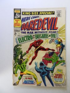 Daredevil Annual #1 (1967) FR/GD condition 4 cumulative spine split