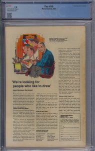 THOR #160 CGC 7.0 GALACTUS VS EGO JACK KIRBY 010 