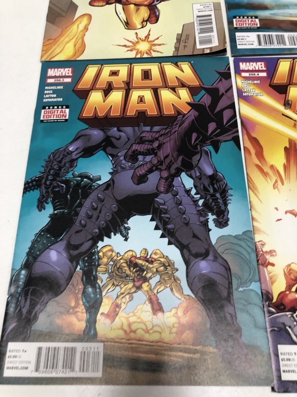 Iron Man (2013) Set # 258.1-258.4 Marvel Comics • Dave Ross • Tom Palmer • Chris