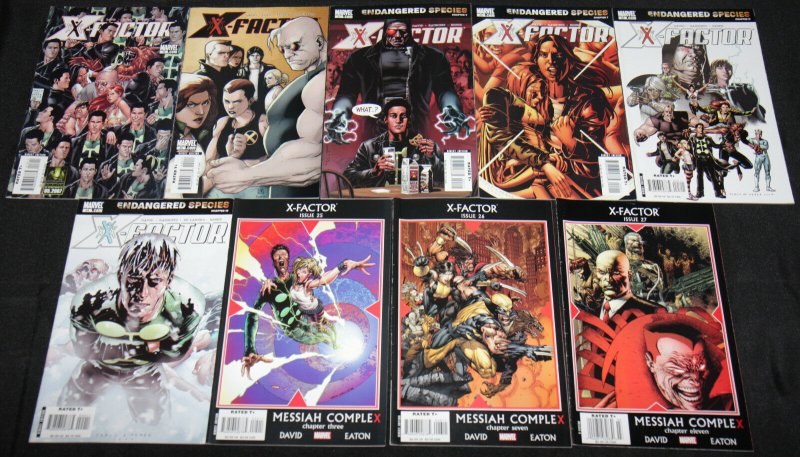 Marvel X-FACTOR VOL. 3 - 35pc Mid-High Grade Comic Lot VF-NM #1-18, 20-36 X-Men