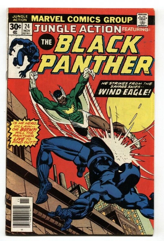 JUNGLE ACTION #24 1976 BLACK PANTHER - comic book