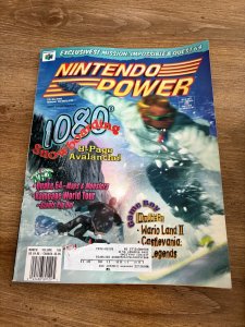 Nintendo Power Magazine # 106 March 1998 1080 Snowboarding Cover 4 J399