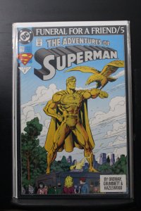 Adventures of Superman #499 Newsstand Edition (1993)