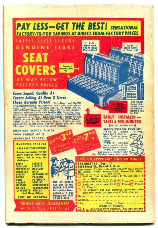 Super Duck #28 1949- Golden Age Archie Funny Animals-VG