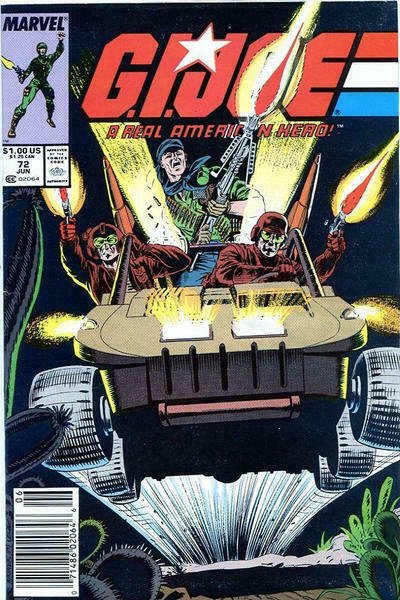 G.I. Joe, a Real American Hero #72 (Newsstand) VG; Marvel | low grade comic - we