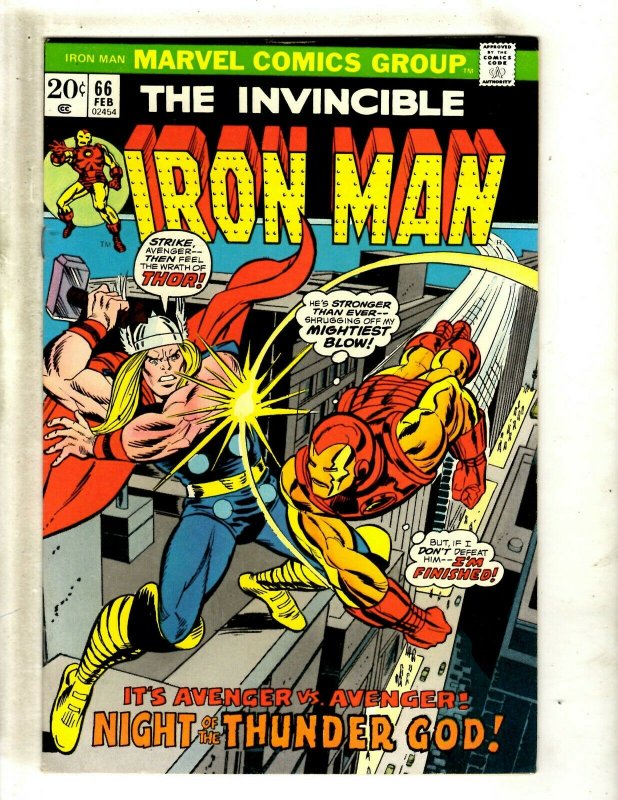 Iron Man # 66 VF/NM Marvel Comic Book Avengers Hulk Thor Captain America J462