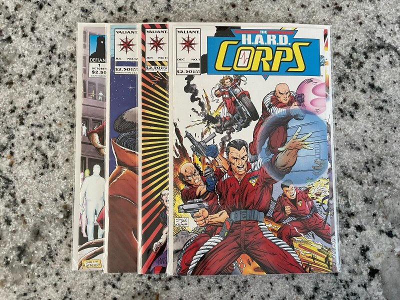 4 Comics Hard Corps # 1 + Archer & Armstrong # 11 12 + Dark Dominion # 1 NM J997