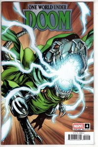 ONE WORLD UNDER DOOM #4 CORY SMITH DOOMASAUR VARIANT