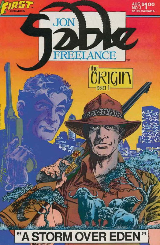 Jon Sable, Freelance #3 VF; First | Mike Grell - we combine shipping 