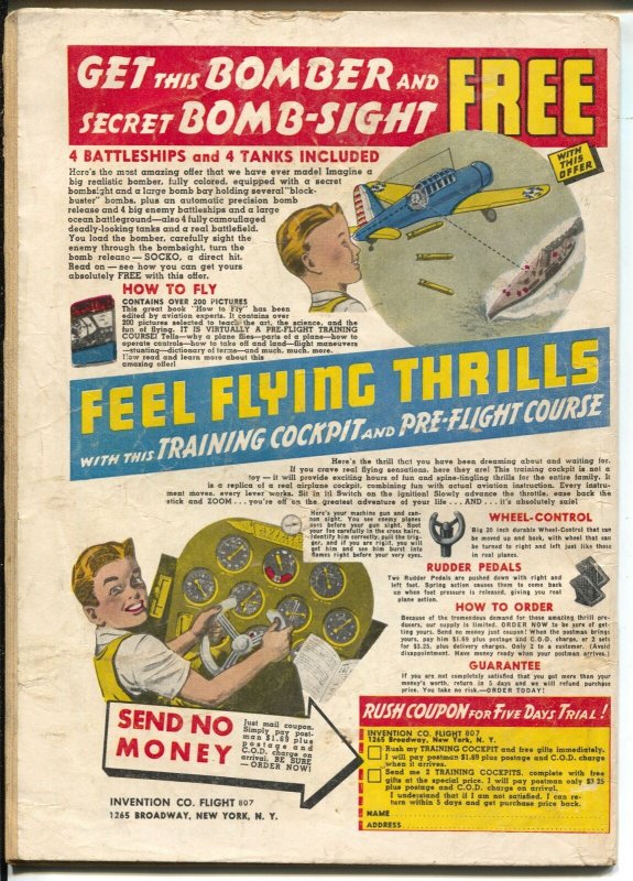 Target Vol. 4 #6 1943-Basil Wolverton-WWII-Targeteers-Chameleon-Cadet-VG+