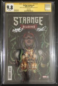 1ST THE HOLLOW Strange Academy #4 CGC 9.8 NM+/MT  2X SIGNED 1 Adams Variant