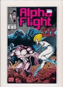 Giant Lot ALPHA FLIGHT of (80) #4-22, 24-82 Near Full run (1,2 Ann)(1984-89)VF+