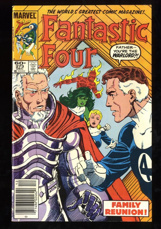 Fantastic Four #273 VF+ 8.5 Newsstand Variant