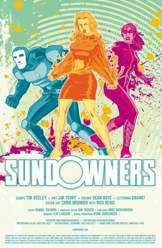 SUNDOWNERS #06 (2014) CHRIS BRUNNER | TRADE DRESS | JIM TERRY | TIM SEELEY