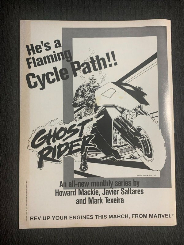 1990 THE DESTROYER Marvel Magazine #7 FVF 7.0 Stone Killer / Lee Weeks