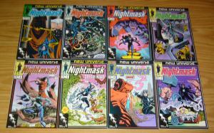 Nightmask #1-12 VF/NM complete series ROY THOMAS new universe marvel 1986 set