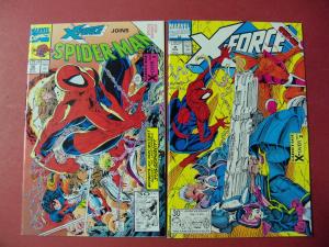 SPIDER-MAN #16 & X-FORCE #4 SET OF TWO  (9.2-9.4) OR BETTER MARVEL COMICS