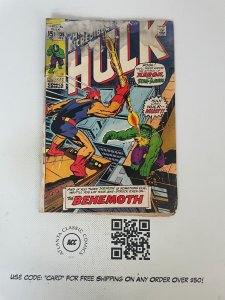 Incredible Hulk # 136 GD- Marvel Comic Book Iron Man X-Men Avengers 1 J225