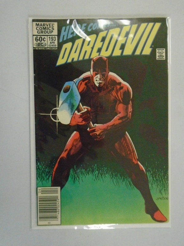 Daredevil #193 Newsstand edition 6.0 FN (1983 1st Series)