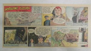 Hopalong Cassidy Sunday Page by Dan Spiegle from 9/26/1954 Size 7.5 x 15 inches