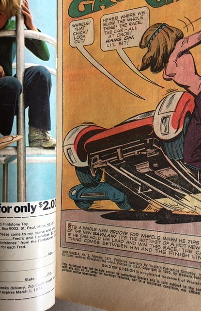 Mod Wheels #1 (1971)vroom…. Not hot but Mod Wheels,C all my wheels!