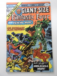 Giant-Size Fantastic Four #5 (1975) 1st Appearance of The Psycho-Man! Fine- Cond