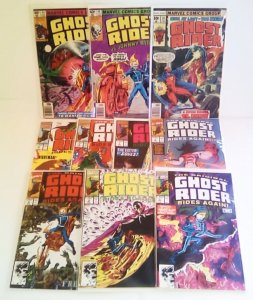 GHOST RIDER Comic Book Lot of (10) / ID#953