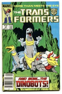 Transformers #8 1985-1st appearance of DINOBOTS-comic book NEWSSTAND
