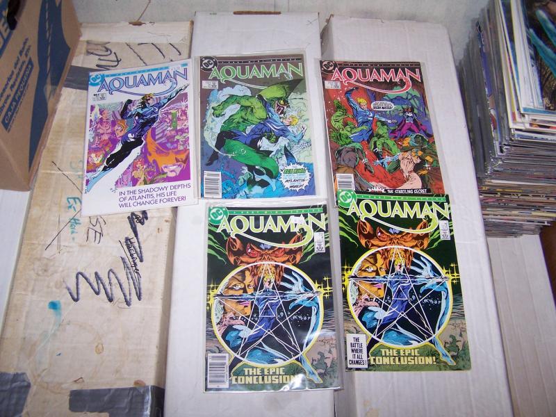 Aquaman #1 2 3 4 4  (1986, DC) ocean master king of the sea  mini series