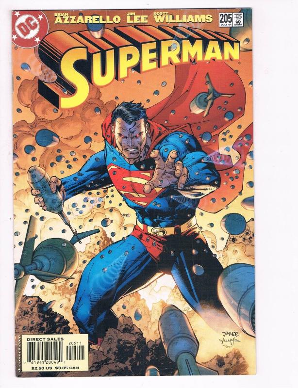 Superman # 205 NM DC Comic Book Superboy Batman Wonder Woman Lex Luthor S80