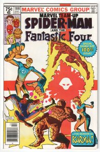 Marvel Team-Up #100 (1980) Spider-Man and the Fantastic Four!