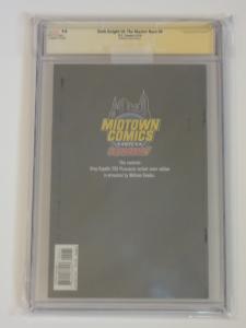 Dark Knight III: Master Race #4 CGC SS 9.8; Midtown Comics Ed.!! 4 x signed!!!