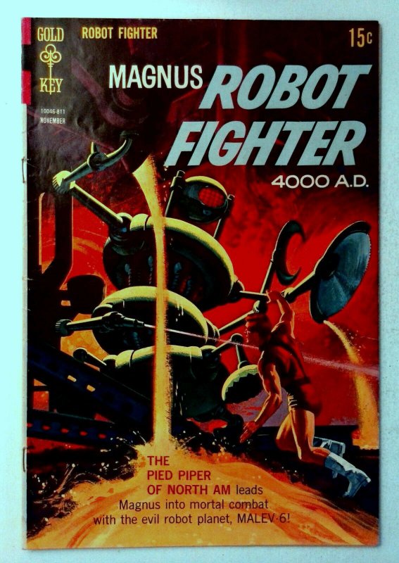 Magnus Robot Fighter #24 Gold Key 1968 FN/VF Silver Age Comic Book 1st Print