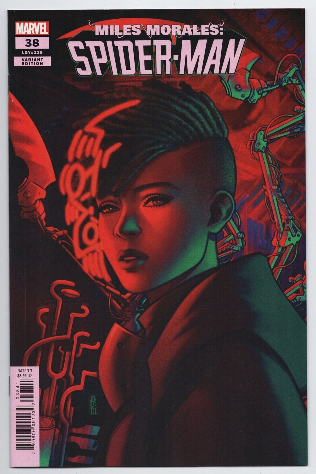 Miles Morales Spider Man 38 Jen Bartel Variant Marvel 2022 Nm Comic Books Modern Age 5191