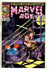 10 Marvel Age Marvel Comics # 40 41 42 44 45 46 47 48 49 50 Stan Lee NP10