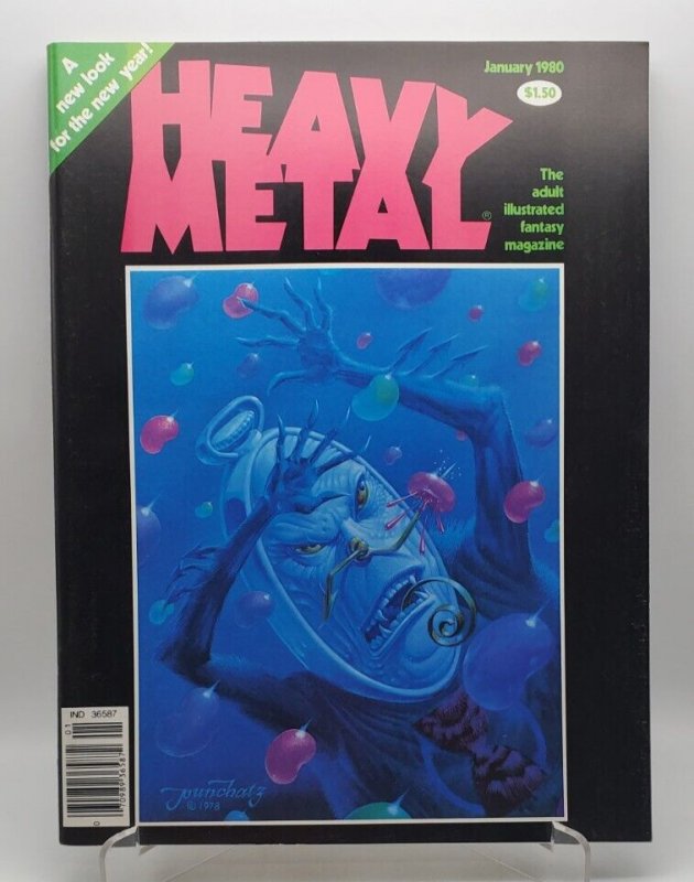 HEAVY METAL Magazine January 1980, Richard Corben / Vaughn Bode, V3 #9 NM+