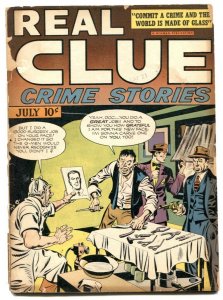 Real Clue Crime Stories Vol. 2 #5 -Kirby cover- Plastic Surgery F/G