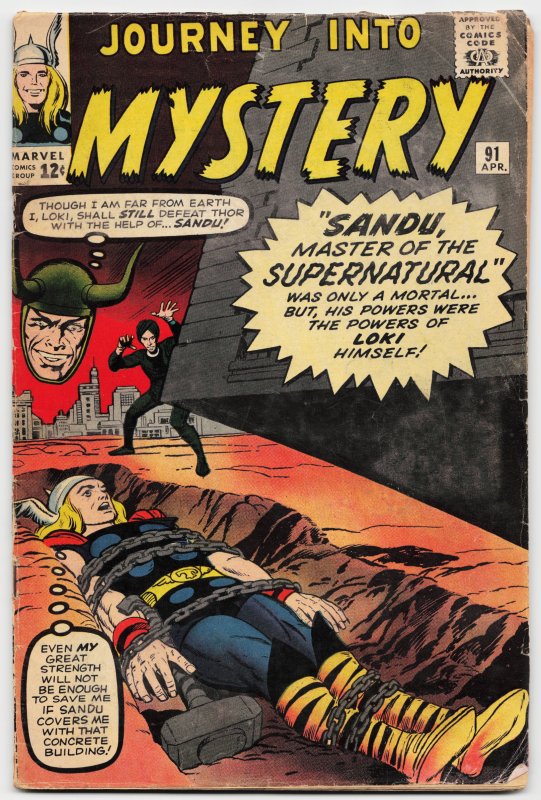 Journey Into Mystery #91 (1963) Thor