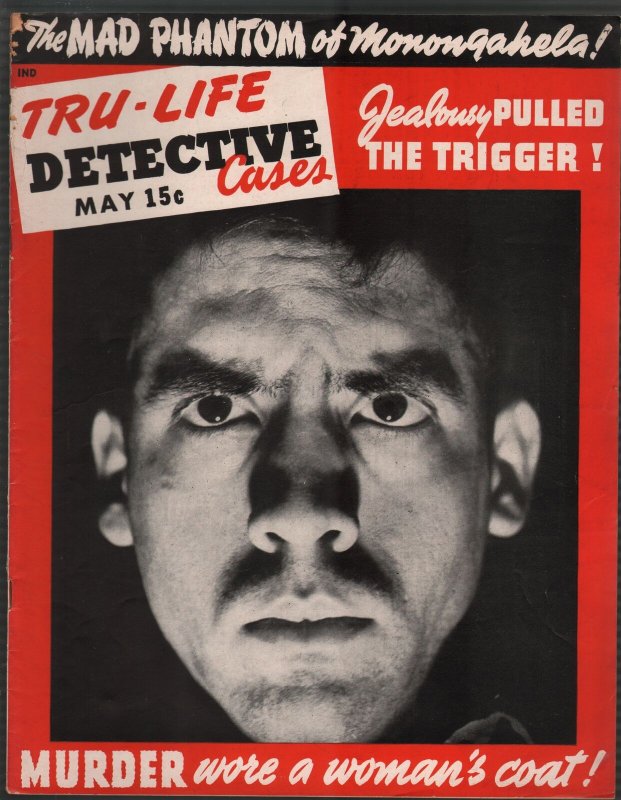 Tru-Life Detective Cases 5/1944-Tayshack-Mad Phantom -horror-crime-VG