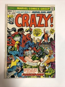 Crazy (1972) # 1 (VF/NM) Stan Lee & Gary Friedrich