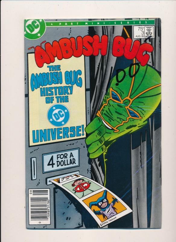 DC Comics MIXED LOT AMBUSH BUG #1,#3,#4 FINE/VERY FINE (HX767)