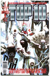 TOP TEN #1 2 3 4, NM+,  Alan Moore, Alex Ross, Police force, 2000, 4 issues