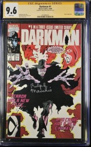 Drakman (1990) # 1 (CGC 9.6 SS) Signed Ralph Macchio * Marvel Comics * Bob Hall