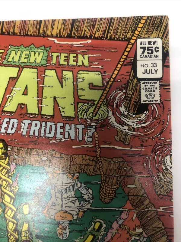 The New Teen Titans (1983) # 33 (NM) Canadian Price Variant • CPV • Wolfman