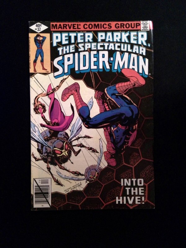 Spectacular Spider- Man #37  MARVEL Comics 1979 VF NEWSSTAND WHITMAN VARIANT