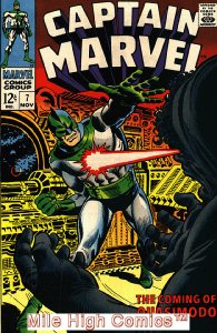 CAPTAIN MARVEL  (1968 Series)  (MARVEL) #7 Very Good Comics Book