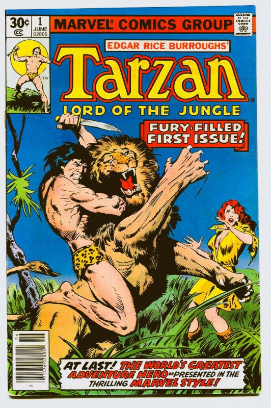 Tarzan 1 FN/VF 7.0 Marvel 1977 Uncertified FREE SHIP